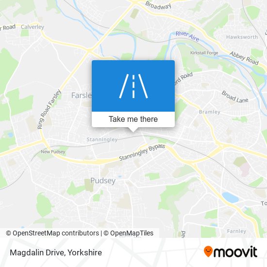 Magdalin Drive map