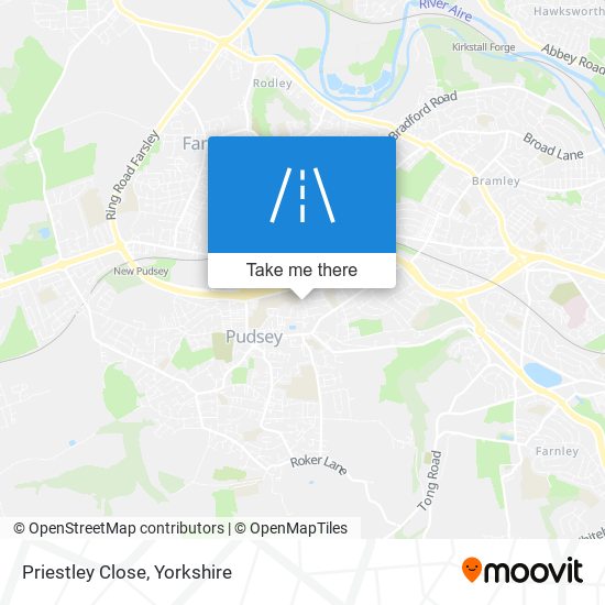 Priestley Close map