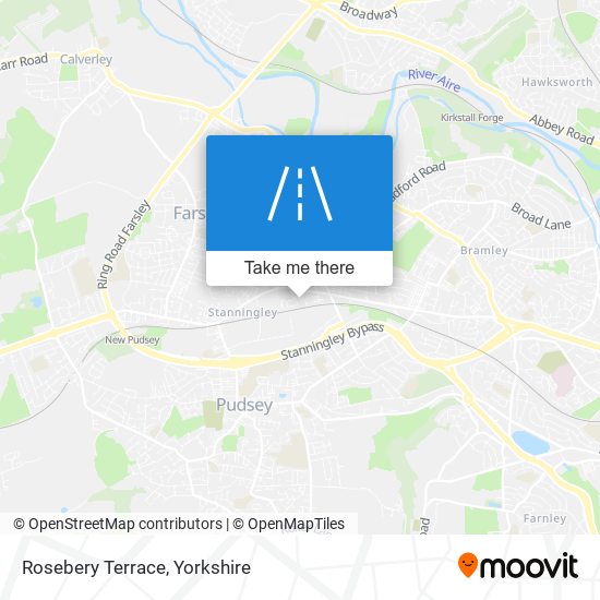 Rosebery Terrace map