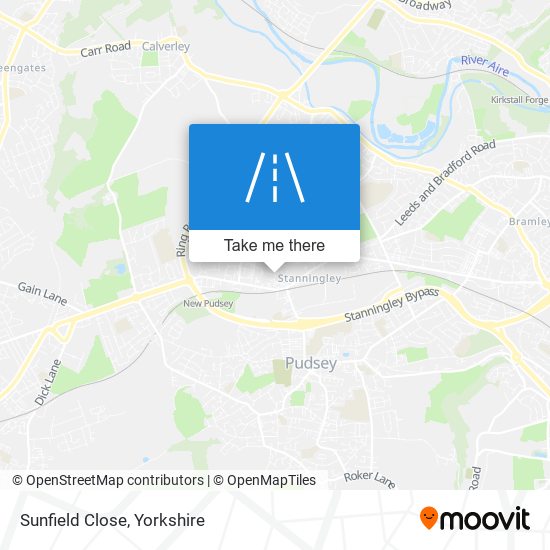Sunfield Close map