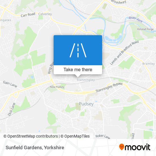 Sunfield Gardens map