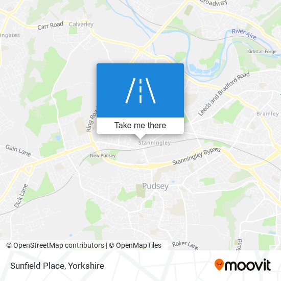 Sunfield Place map