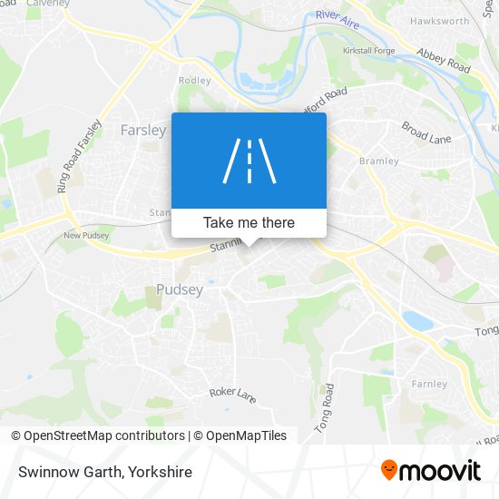 Swinnow Garth map