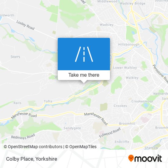 Colby Place map