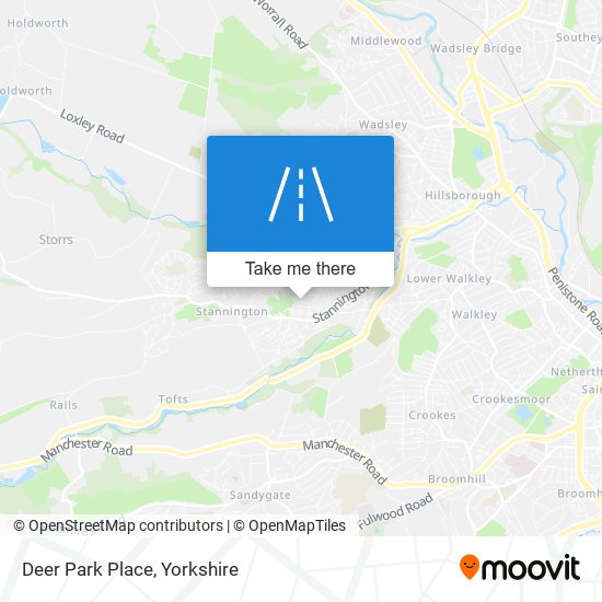 Deer Park Place map
