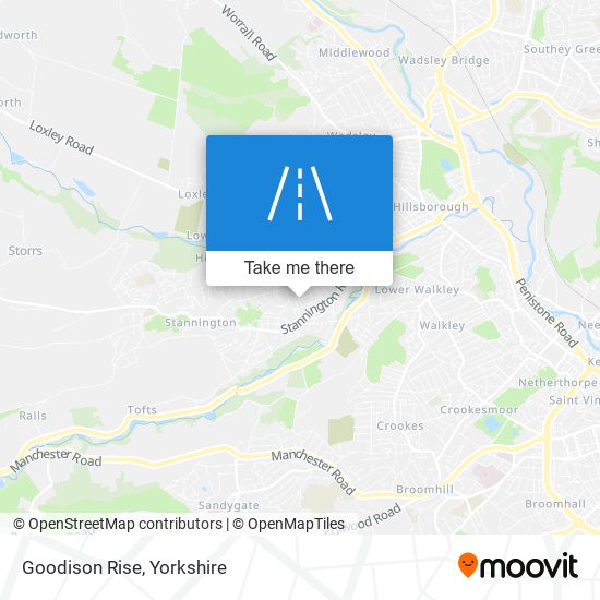Goodison Rise map