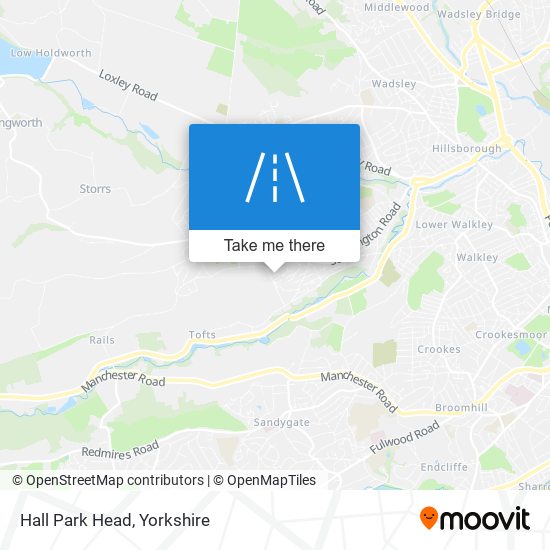 Hall Park Head map