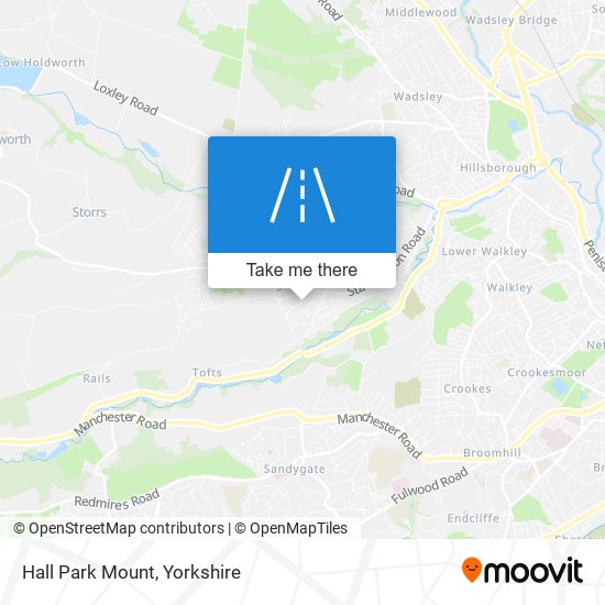 Hall Park Mount map