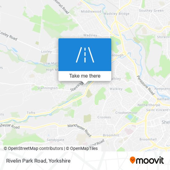 Rivelin Park Road map