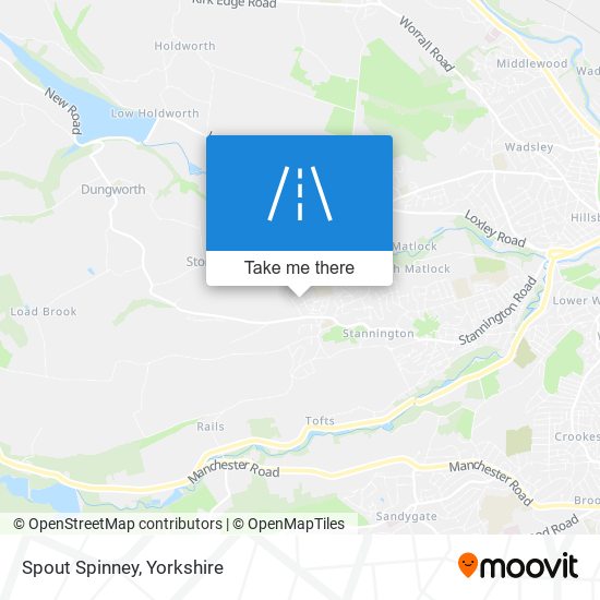 Spout Spinney map