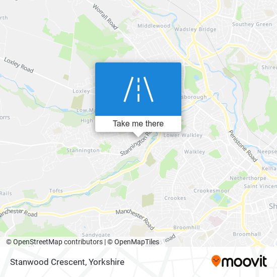 Stanwood Crescent map