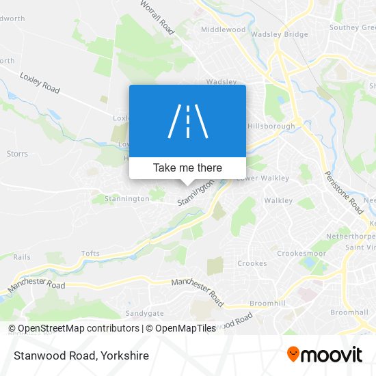 Stanwood Road map