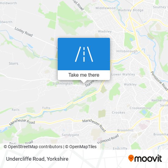 Undercliffe Road map