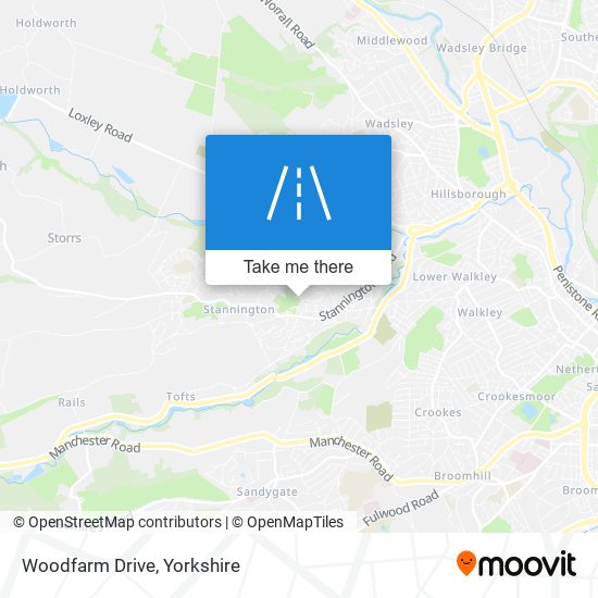 Woodfarm Drive map