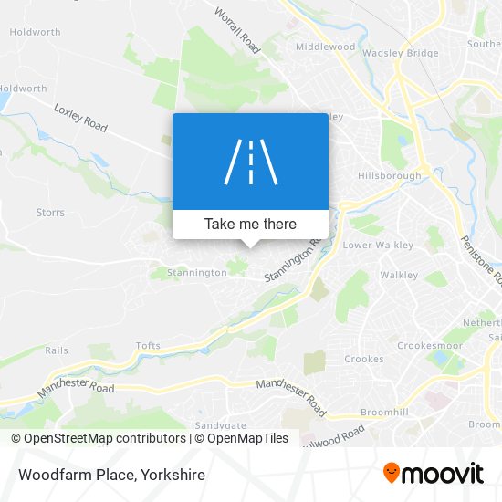 Woodfarm Place map