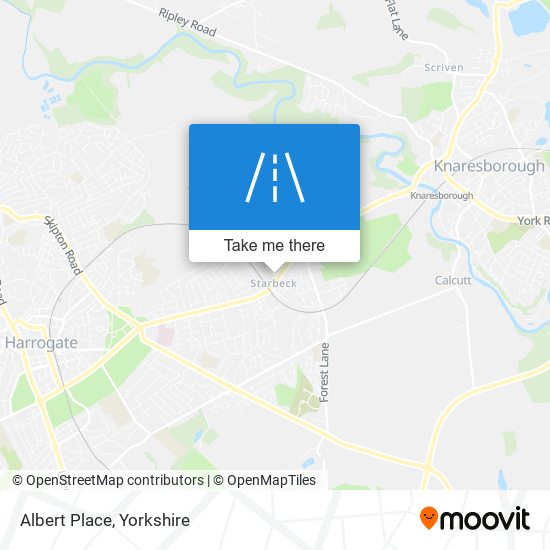 Albert Place map
