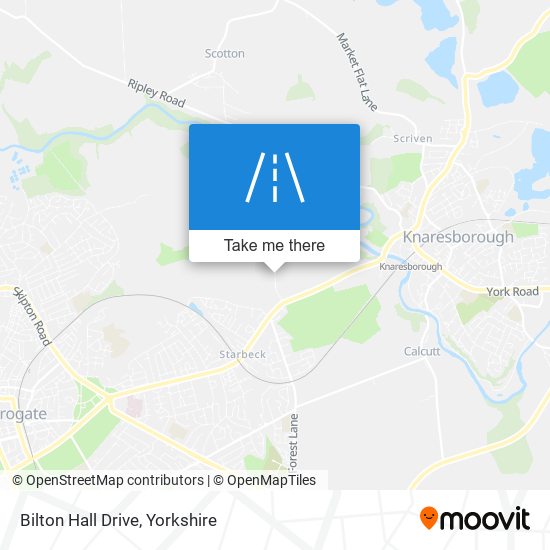 Bilton Hall Drive map