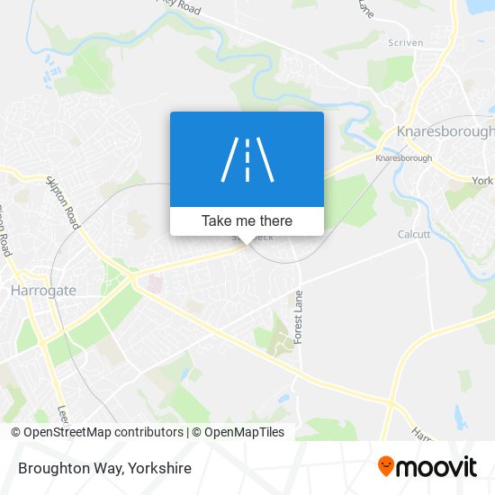 Broughton Way map