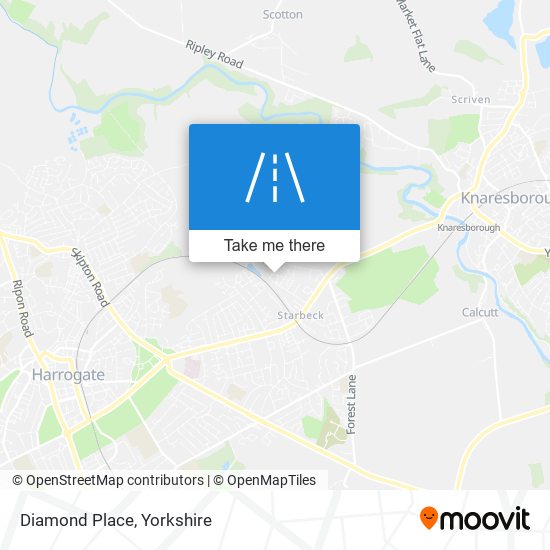Diamond Place map