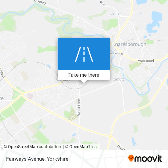 Fairways Avenue map