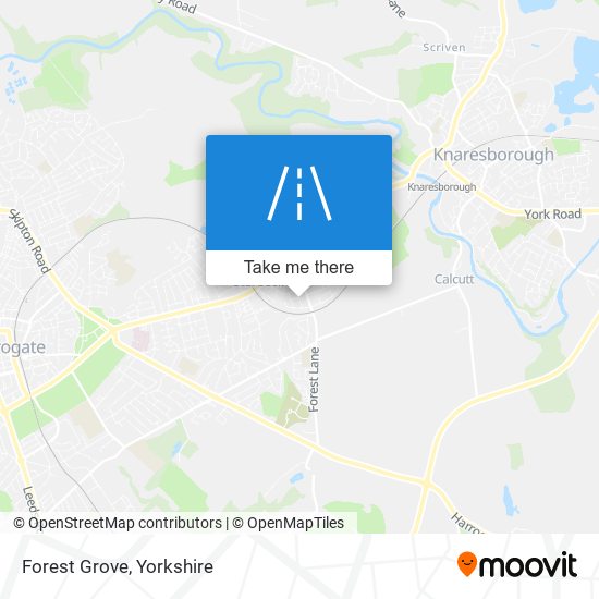 Forest Grove map