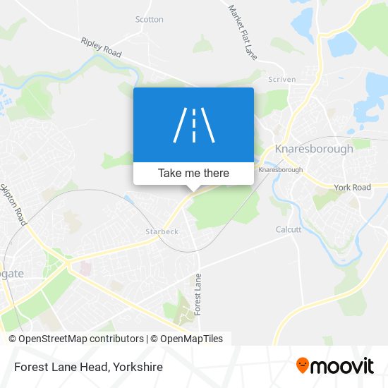 Forest Lane Head map