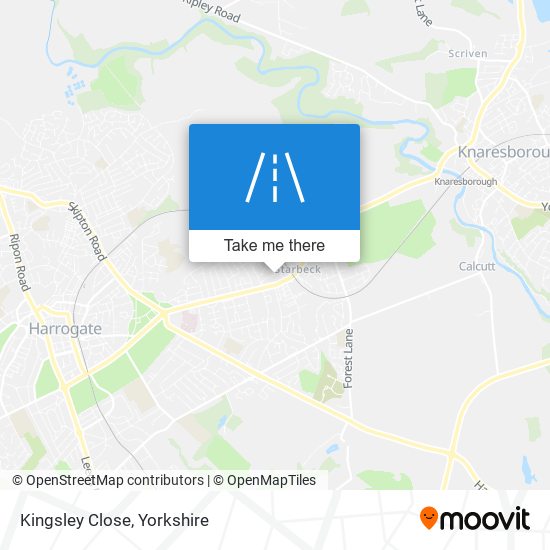 Kingsley Close map