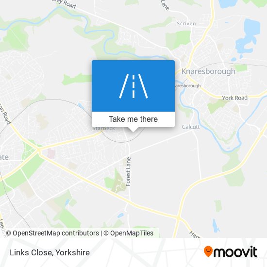 Links Close map