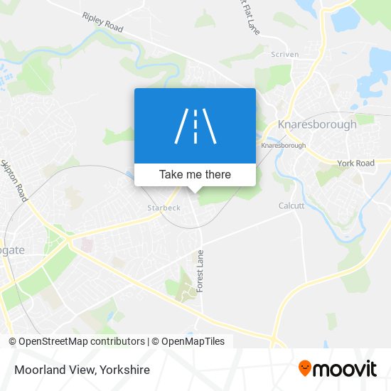 Moorland View map