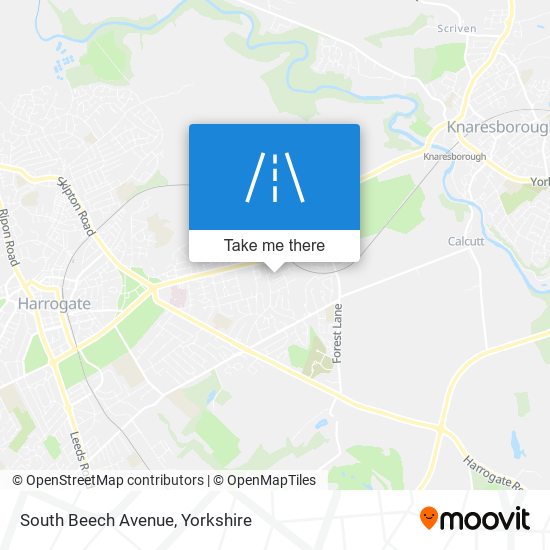 South Beech Avenue map