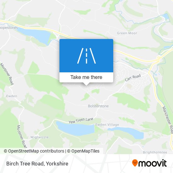 Birch Tree Road map