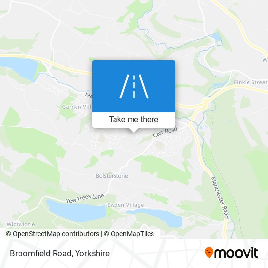 Broomfield Road map