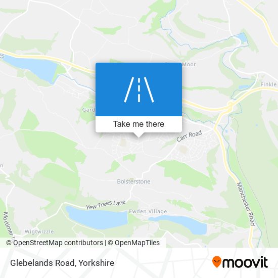 Glebelands Road map