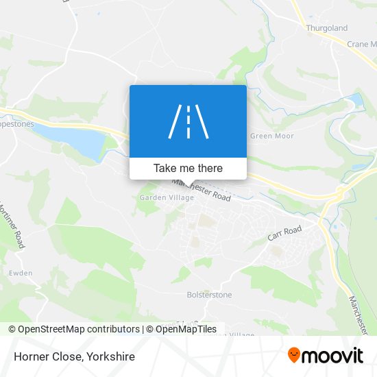 Horner Close map