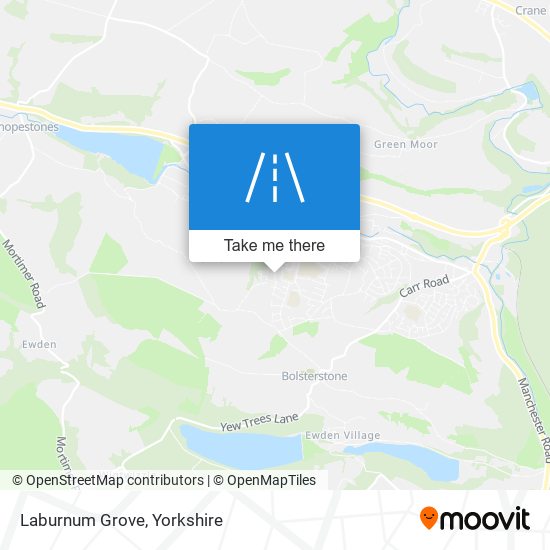 Laburnum Grove map