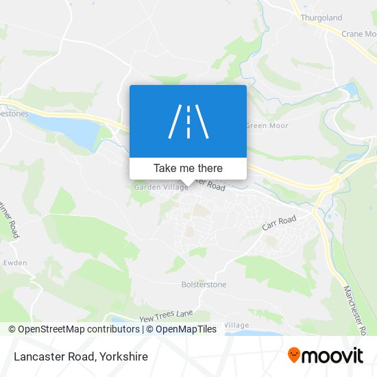Lancaster Road map
