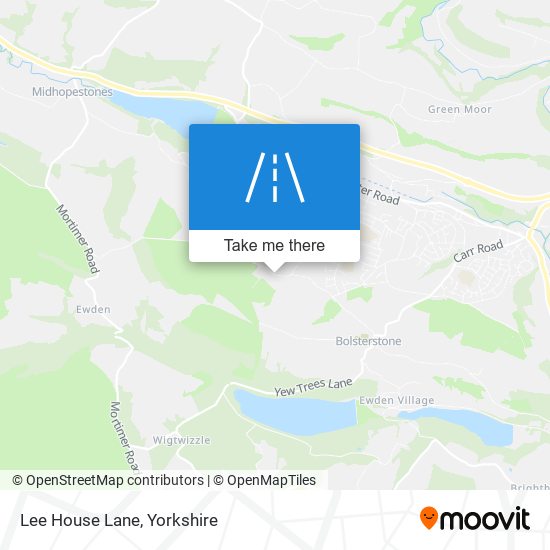 Lee House Lane map