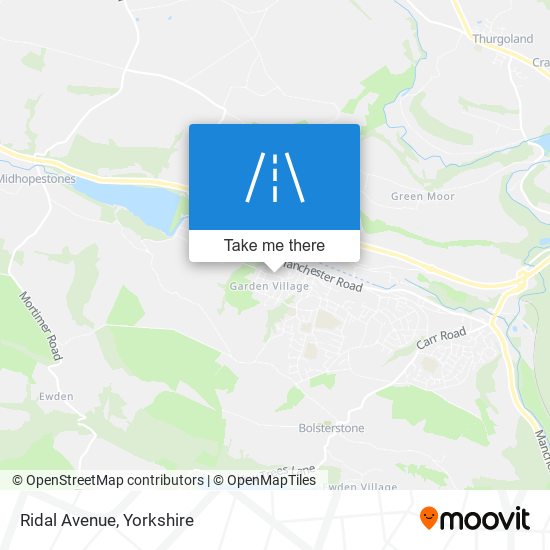 Ridal Avenue map