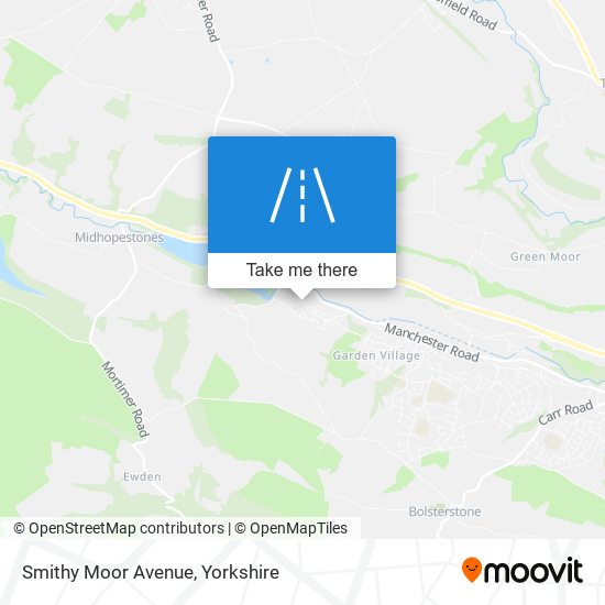 Smithy Moor Avenue map