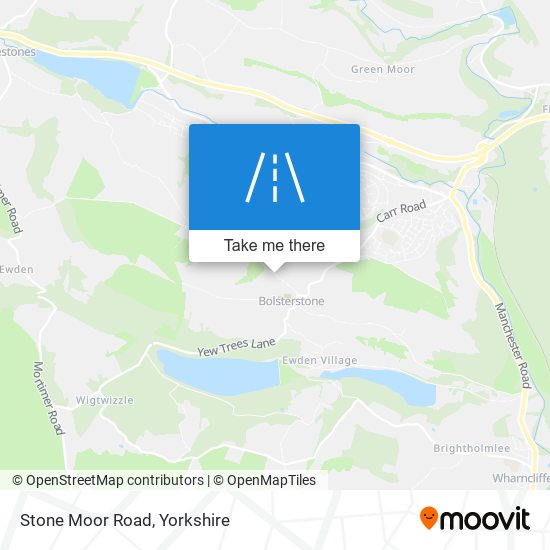 Stone Moor Road map