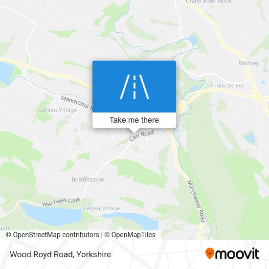 Wood Royd Road map