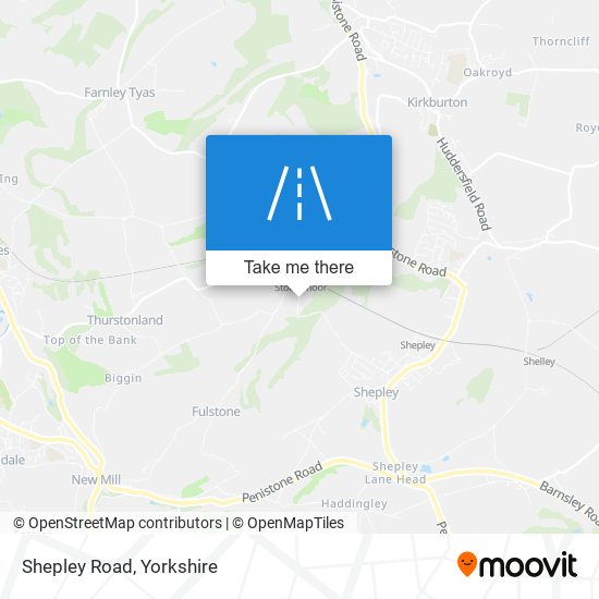 Shepley Road map