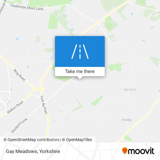 Gay Meadows map