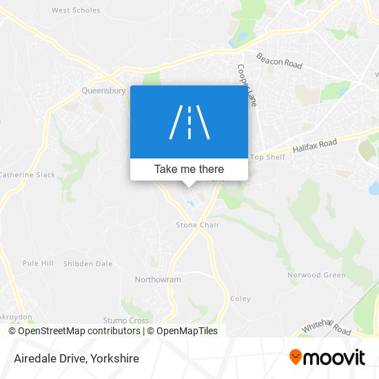 Airedale Drive map