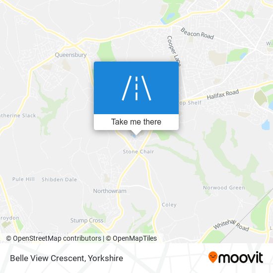 Belle View Crescent map