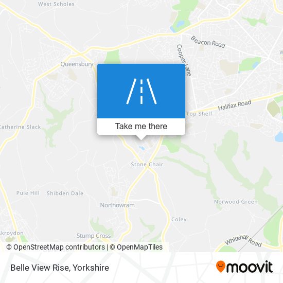 Belle View Rise map