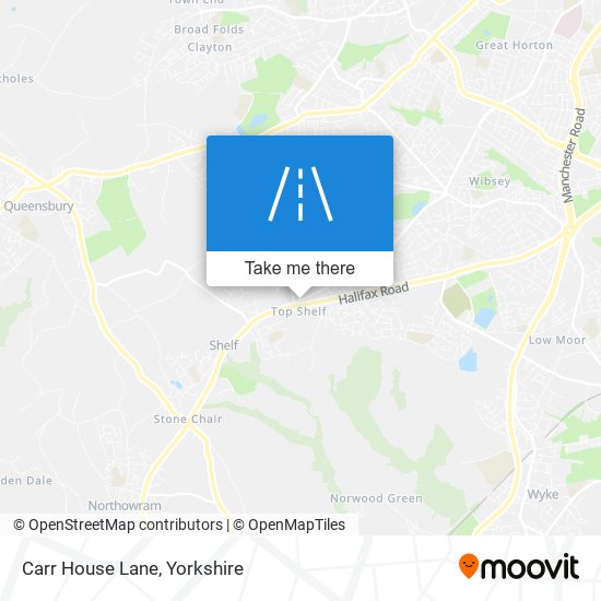 Carr House Lane map