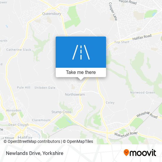 Newlands Drive map