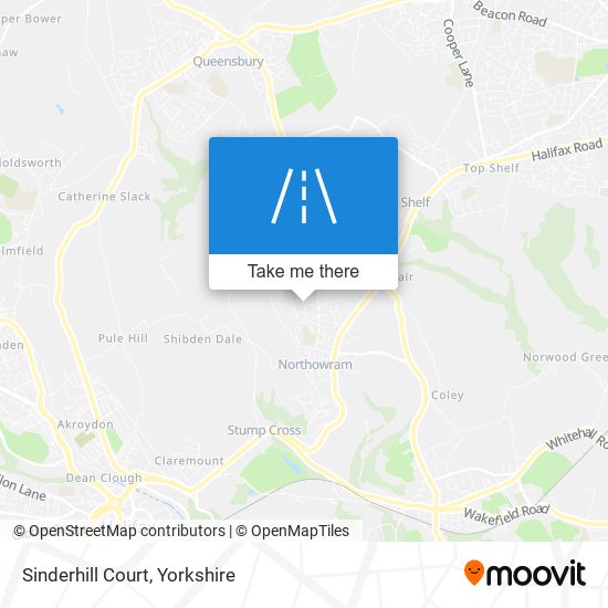 Sinderhill Court map