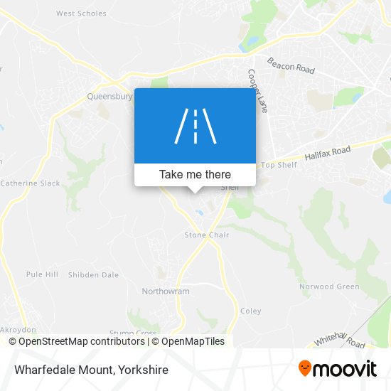 Wharfedale Mount map